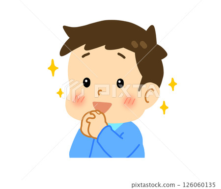 Illustration of a joyful boy 126060135