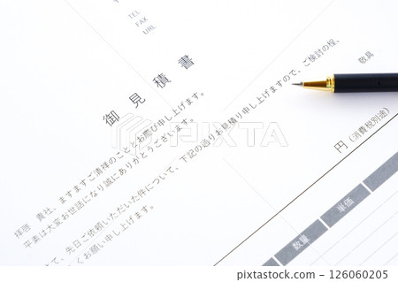 Prior to the start of a transaction, we will prepare a quotation for the products or services to be provided. 126060205