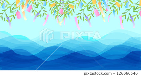 七夕夏季條背景 126060540