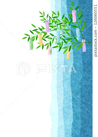 Tanabata summer strips background 126060551