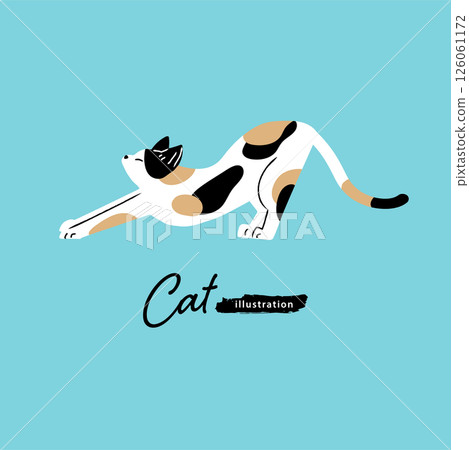 Illustration of a mike cat Illustration of a mike cat 126061172