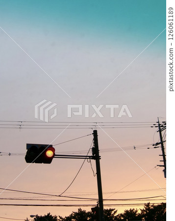 Signal at dusk Signal at dusk 126061189