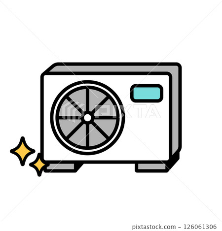 A simple illustration of a beautiful air conditioner 126061306