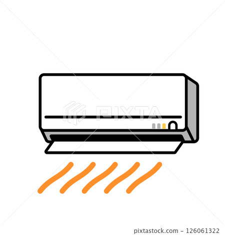 Air conditioner simple illustration 126061322