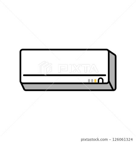 Air conditioner simple illustration 126061324