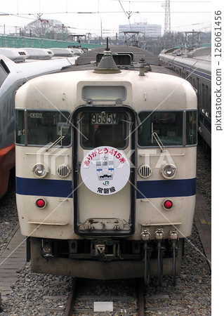 Joban Line 415 series steel railcar farewell run (Katsuta Vehicle Center) Joban Line 415 series steel railcar farewell run (Katsuta Vehicle Center) 126061456