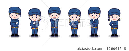 Various people set _ confused _ firefighter 126061548