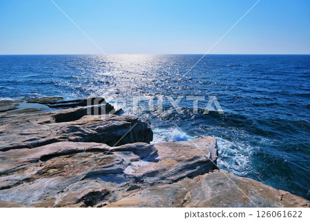 Scenery of Senjojiki, a scenic spot in Wakayama Prefecture 126061622