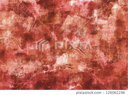 Watercolor background texture red 126062296