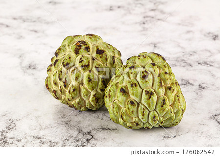 Annona - tropical fruit custard apple 126062542