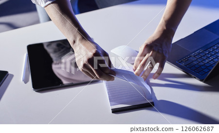 People working together and sharing ideas in a modern business environment. People working together and sharing ideas in a modern business environment. 126062687