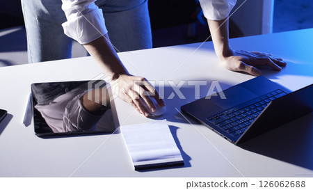 People working together and sharing ideas in a modern business environment. People working together and sharing ideas in a modern business environment. 126062688