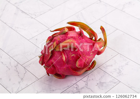 Ripe sweet juicy dragon fruit Ripe sweet juicy dragon fruit 126062734
