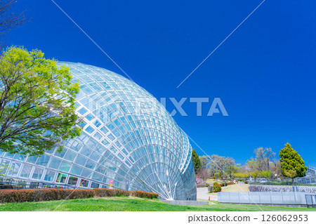 【初夏食材】新綠時節的笛吹川水果公園與甲府盆地【山梨郡】 126062953