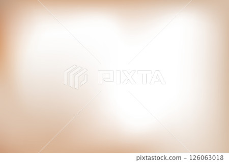 Beige gradient background with light brown texture. Creamy nude soft gradation. Abstract neutral warm pastel blurred vector bg. Elegant luxury simple backdrop for cosmetic and wedding design 126063018