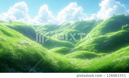 aerial view of a beautiful landscape 126063351