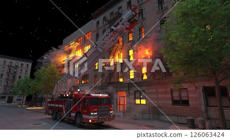 Fire site Fire site 126063424