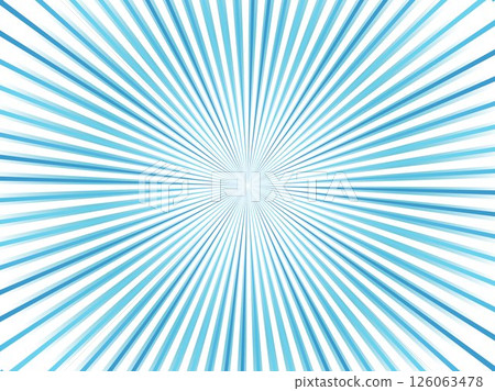 Colorful, shining, pop, concentrated line background material_light blue 126063478