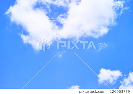 藍色的天空和雲圖像 126063779