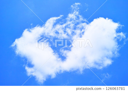 藍色的天空和雲圖像 126063781