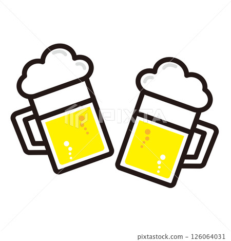 與啤酒例證的多士 126064031