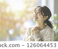 A woman feeling happy 126064453