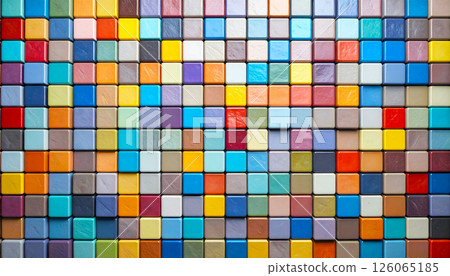 彩色瓷磚 126065185