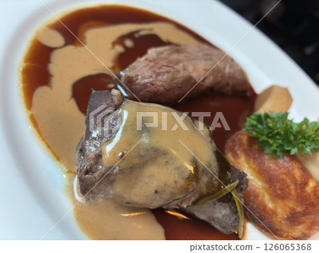 Reindeer meat in Helsinki 126065368