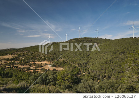 Wind turbine group in Spain 126066127