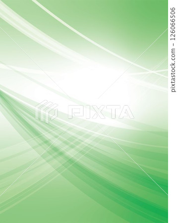 Transparent abstract wave background_green 126066506