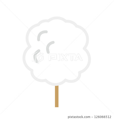 Cute cotton candy illustration Cute cotton candy illustration 126066512