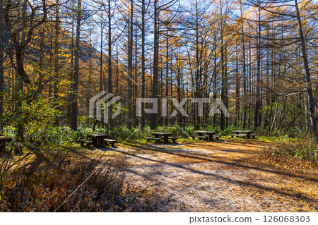 Kamikochi in late autumn: Japan's leading mountain resort Kamikochi in late autumn: Japan's leading mountain resort 126068303
