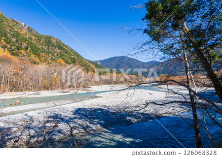 Kamikochi in late autumn: Japan's leading mountain resort Kamikochi in late autumn: Japan's leading mountain resort 126068328