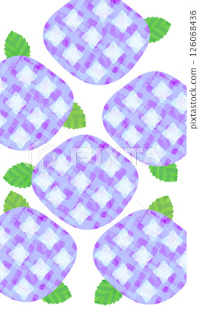 Cute hydrangea illustration Cute hydrangea illustration 126068436