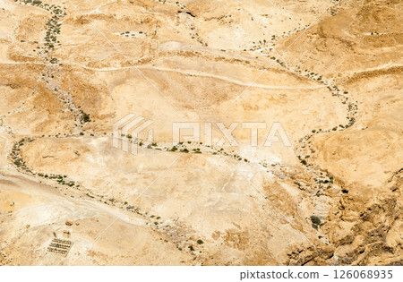View of Negev desert in Israel View of Negev desert in Israel 126068935