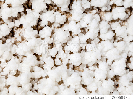 Crystallized salt on the earth Crystallized salt on the earth 126068983