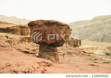 Rock formation in Timna Valley, Israel Landscape Rock formation in Timna Valley, Israel Landscape 126069006