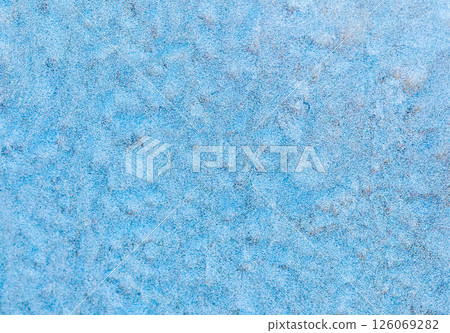 Frost on a window in winter 126069282