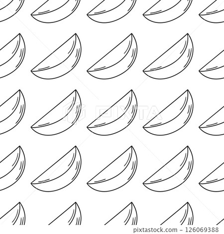 Monochrome cute pattern. Pattern for textiles in hand draw style Monochrome cute pattern. Pattern for textiles in hand draw style 126069388