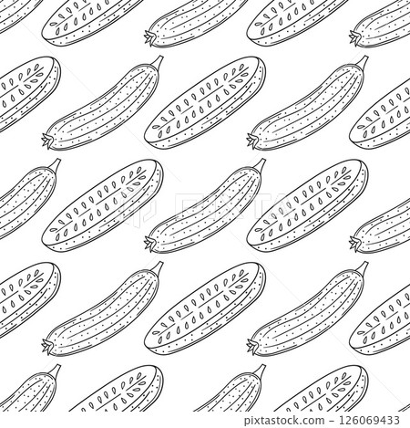 Monochrome cute pattern. Pattern for textiles in hand draw style Monochrome cute pattern. Pattern for textiles in hand draw style 126069433