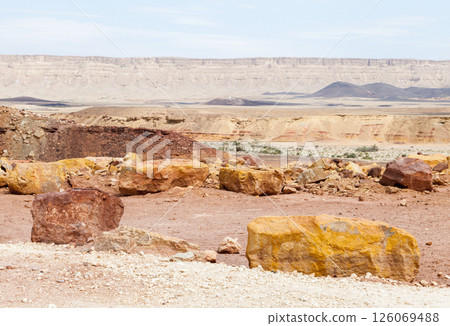 Ramon Crater, located near Mitzpe Ramon, Israel 126069488