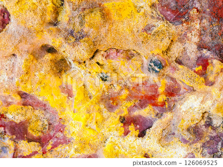 Colorful rock texture in Ramon Crater, Israel 126069525