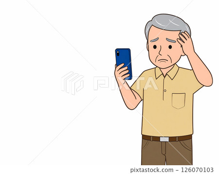 Elderly people, smartphones, problems 126070103