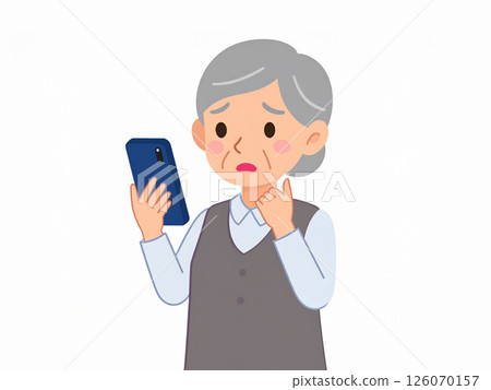 老年人、智慧型手機、問題 老年人、智慧型手機、問題 126070157
