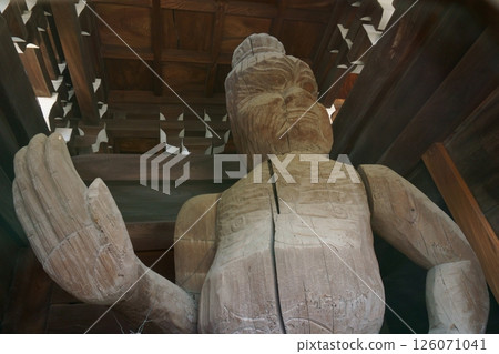 荒子觀音、山門仁王像、尾張四觀音 126071041