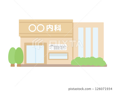 內科建築插圖 126071934