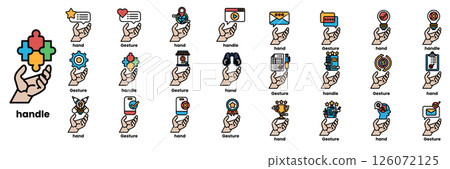 A hand holding a puzzle piece with a heart on it A hand holding a puzzle piece with a heart on it 126072125