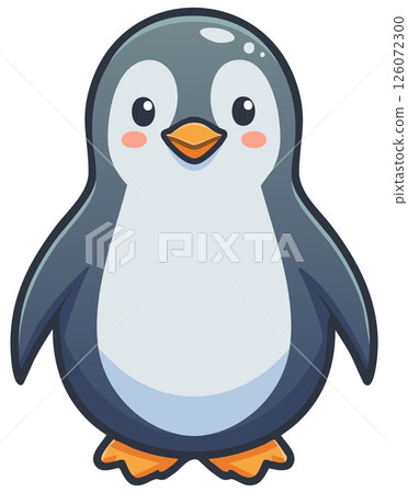Cute penguins illustration 126072300