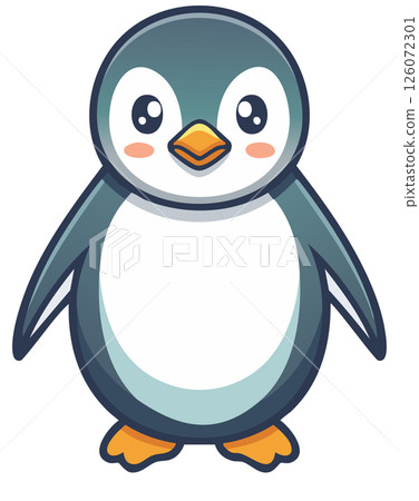 Cute penguins illustration 126072301