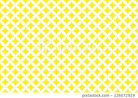 Japanese pattern, Shippo pattern, spring bright yellow, rapeseed color, dandelion color, simple illustration material background Japanese pattern, Shippo pattern, spring bright yellow, rapeseed color, dandelion color, simple illustration material background 126072929